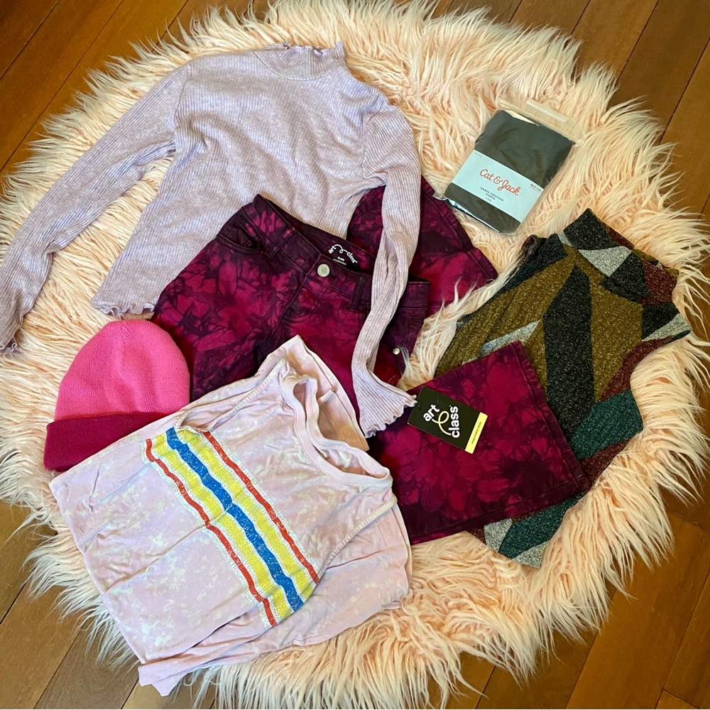 6 Item Bundle Girl Size 7/8 Cat & Jack Art Class